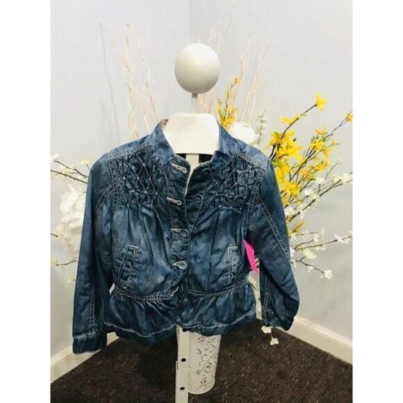 Freestyle Revolution girls jean jacket sz 4/5 EUC - Picture 1 of 4